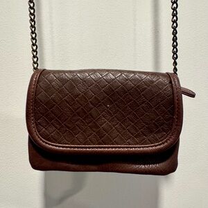 Target Brown Quilted Crossbody Bag